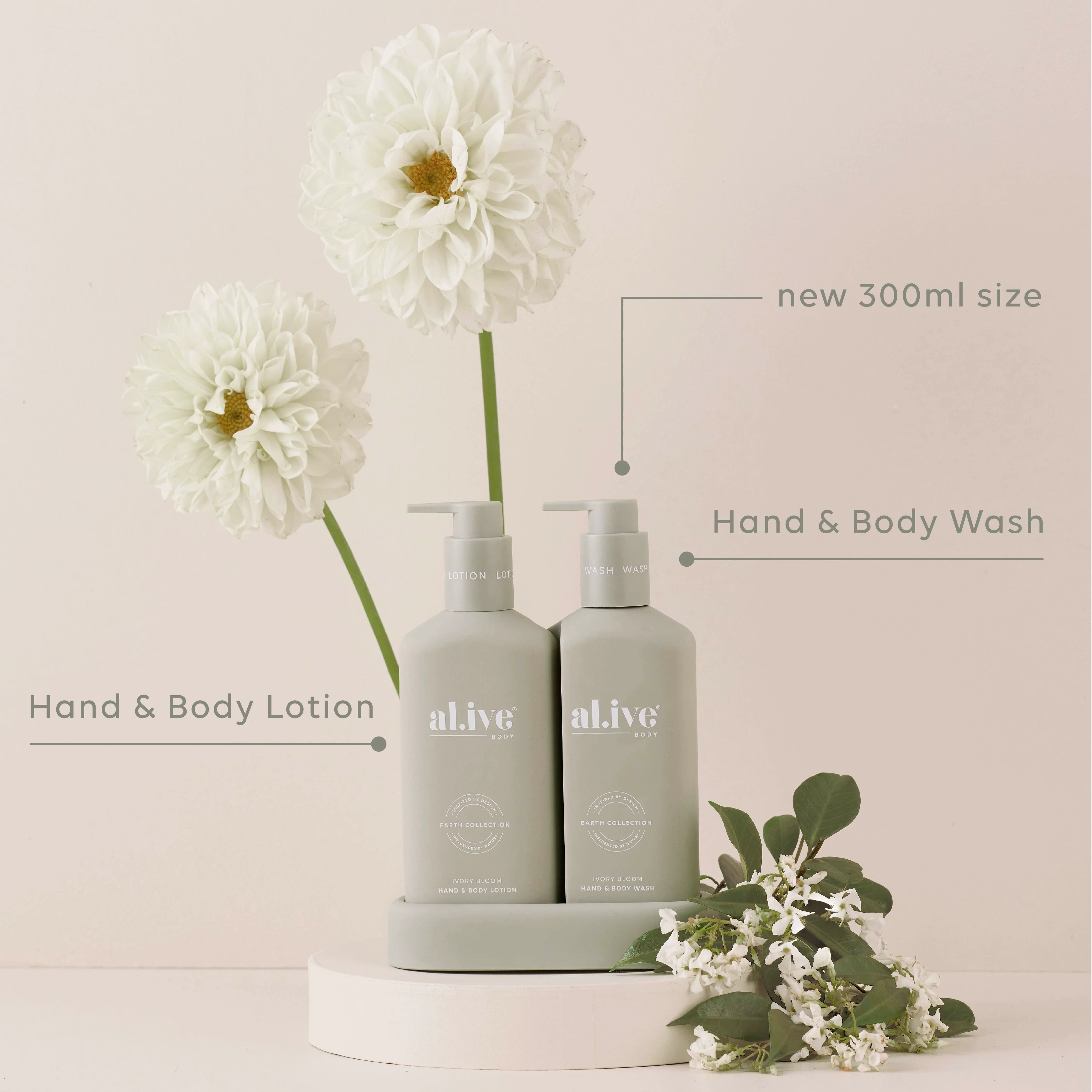 COMPACT BATHROOM DUO WASH + LOTION - IVORY BLOOM - Image 3