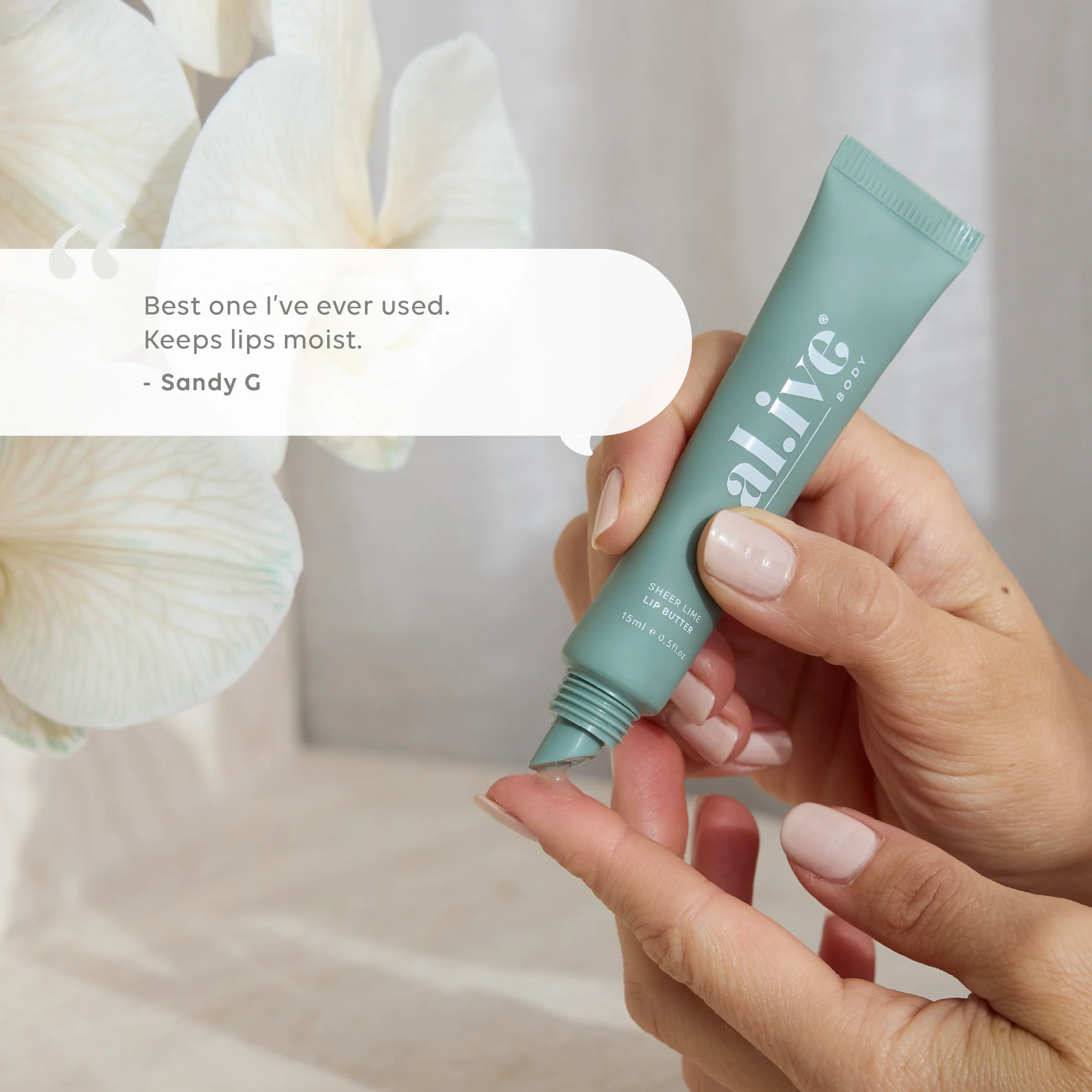 LIP BUTTER - SHEER LIME - Image 4